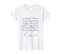 Lindo Conejo Conejo Yoga Jugando música Nota Clave músico Camiseta gráfica económica, Mujer, Blanco, L