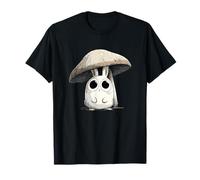 Lindo Conejo de Ojos Grandes Debajo del Hongo del Bosque Camiseta