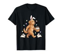 Lindo Conejo de Pascua con Huevos diseño de Perro caprichoso Camiseta