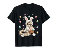 Lindo Conejo de Pascua con Huevos diseño de Serpiente caprichosa Camiseta