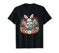 Lindo Conejo Disco Jockey Tocadiscos Fiesta Musical Camiseta