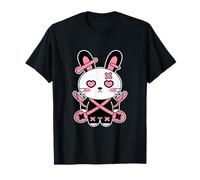 Lindo conejo emo espeluznante kawaii liebre pastel gótico Camiseta