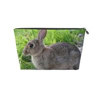 Lindo Conejo Liebre Gris, Bolsa de artículos de tocador Bolsa de Maquillaje Bolsa de cosméticos Bolsa de artículos de tocador de Viaje portátil