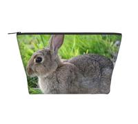 Lindo Conejo Liebre Gris, Bolsa de artículos de tocador Bolsa de Maquillaje Bolsa de cosméticos Bolsa de artículos de tocador de Viaje portátil