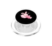 Lindo Conejo Rosa en Pijamas durmiendo Dulces sueños niños Duermen PopSockets PopGrip para MagSafe