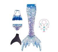 Lindo Conjunto Conjuntos De Verano Para NiñAs -DiseñO Brillante Y Colorido Ideal Para Piscina Y Mar,H-140