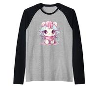 Lindo Conjunto de Pijamas de Unicornio para niñas con sueños mágicos Camiseta Manga Raglan