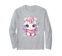 Lindo Conjunto de Pijamas de Unicornio para niñas con sueños mágicos Manga Larga