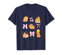 Lindo Coquette Bow Capybara Pijamas Ropa Niñas Mujeres Camiseta