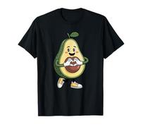 Lindo corazón de aguacate amor dulce amantes del aguacate Camiseta