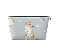 Lindo Corgi, Bolsa de artículos de tocador Bolsa de Maquillaje Bolsa de cosméticos Bolsa de artículos de tocador de Viaje portátil