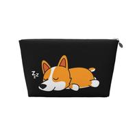 Lindo Corgi durmiendo, Bolsa de artículos de tocador Bolsa de Maquillaje Bolsa de cosméticos Bolsa de artículos de tocador de Viaje portátil
