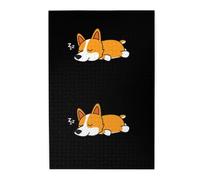 Lindo Corgi durmiendo, Rompecabezas de 1000 Piezas, Rompecabezas de Madera para Toda la Familia, decoración de Pared para Adultos y Adolescentes.