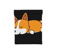 Lindo Corgi durmiendo, Squeeze Top Wallet Bolsa de Almacenamiento para Mujer Monedero pequeño Bolsa de Cambio