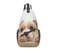 Lindo Corgi Hammerhead Sharks Hombre Mujer Sling Mochila Bolsa de Pecho Multiusos Mochila de Viaje Bolsa Cruzada antirrobo
