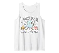 Lindo Coro de Iglesia Top I Will Sing of The Goodness of God Camiseta sin Mangas
