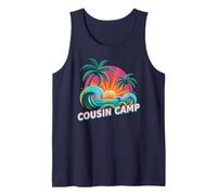 Lindo Cousin Camp Cruise Vacation Trip Vacay Travel Matching Camiseta sin Mangas