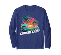 Lindo Cousin Camp Cruise Vacation Trip Vacay Travel Matching Manga Larga