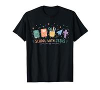 Lindo Cristiano De Regreso A La Escuela Jesús Fe Estu Camiseta