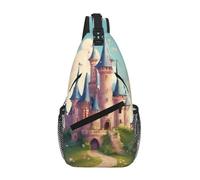 Lindo cuento de hadas Castle04 - Riñonera cruzada para el hombro, correa para el hombro, cintura para hombres y mujeres