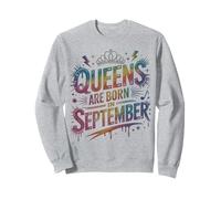 Lindo Cumpleaños Reina Nacido SEPTIEMBRE Celebra Virgo Libra Sudadera