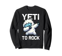 Lindo Dabbing Yeti Divertido Yeti Para Rock Sudadera