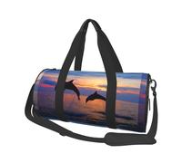 Lindo delfín Impreso., Bolsa de Viaje de Gran Capacidad, Bolso Redondo, Bolsa de Viaje Deportiva, Bolsa de Mano, Bolsa de Fitness