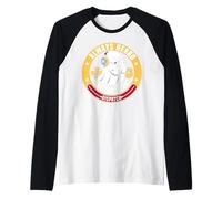 Lindo despachador Fantasma Halloween Siempre escuchado Pero Nunca Visto Camiseta Manga Raglan