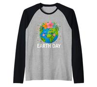 Lindo Día de la Tierra 2026 Día de la Tierra Hombres, Mujeres, Niños Niños Camiseta Manga Raglan