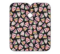 Lindo Dibujo Animado De Búho Impreso Capa Peluqueria Ajustable Cortar Cabello Delantal Impermeable Barbero Capas Para Peluquero Adulto Niños 140X168Cm