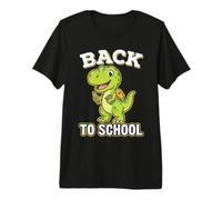 Lindo Dino Regreso A La Escuela Estudiante T-R Camiseta Premium