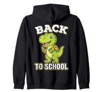 Lindo Dino Regreso A La Escuela Estudiante T-R Sudadera con Capucha