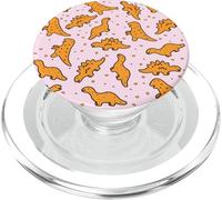 Lindo Dino t Rex Nugget de Pollo Gracioso tiranosaurus niños PopSockets PopGrip para MagSafe