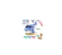 Lindo dinosaurio Airplane Launcher Toy,8'' Foam Glider Plane Flying Toys,Outdoor Flying Aircraft with Easy-Load Mechanism,Long Flight Distance Airplane Toys,Easy to Launch Foam Aircraft,Party Favors