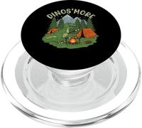 Lindo dinosaurio camping viaje al aire libre aventura PopSockets PopGrip para MagSafe