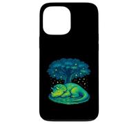 Lindo dinosaurio dormido debajo del árbol Carcasa para iPhone 13 Pro Max