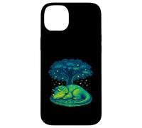 Lindo dinosaurio dormido debajo del árbol Carcasa para iPhone 14 Plus