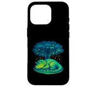 Lindo dinosaurio dormido debajo del árbol Carcasa para iPhone 16 Pro