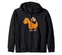 Lindo Dinosaurio Retro The Struggle is Real Funny Animal Lover Sudadera con Capucha