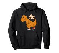 Lindo Dinosaurio Retro The Struggle is Real Funny Animal Lover Sudadera con Capucha