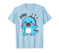 Lindo Dinosaurio rugiendo Kawaii Dino Rawr Divertido niños Adolescentes niños Camiseta