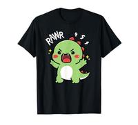 Lindo Dinosaurio rugiendo Kawaii Dino Rawr Divertido niños Adolescentes niños Camiseta