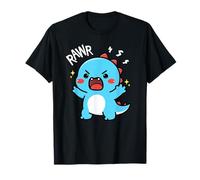 Lindo Dinosaurio rugiendo Kawaii Dino Rawr Divertido niños Adolescentes niños Camiseta