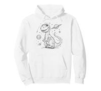 Lindo Dinosaurio T-Rex Explorador Espacial Aventura cósmica Dinosaurio Sudadera con Capucha