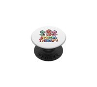 Lindo Dinosaurio Terapia del Habla SLP Comunicación PopSockets PopGrip Adhesivo