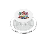Lindo Dinosaurio Terapia del Habla SLP Comunicación PopSockets PopGrip para MagSafe