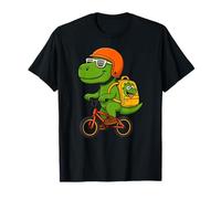 Lindo Dinosaurio Trex Bicicleta Bicicleta Niños Niñas Niños Camiseta