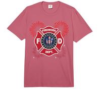 Lindo Director de Seguridad del Departamento de Fuegos Artificiales 4 de Julio Boom Squad Comfort Colors Adult Heavyweight T-Shirt