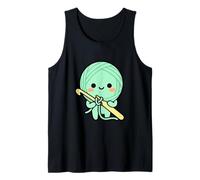 Lindo Diseño Amigurumi de Ganchillo y Lana Camiseta sin Mangas