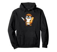Lindo diseño de Carpintero de pingüino Sudadera con Capucha